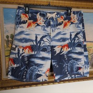 Vintage Ralph Lauren Koi Swim Shorts